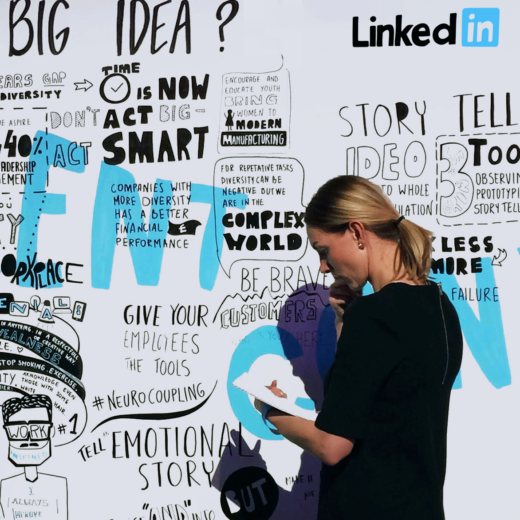 Graphic Recording at LinkedIn Conference