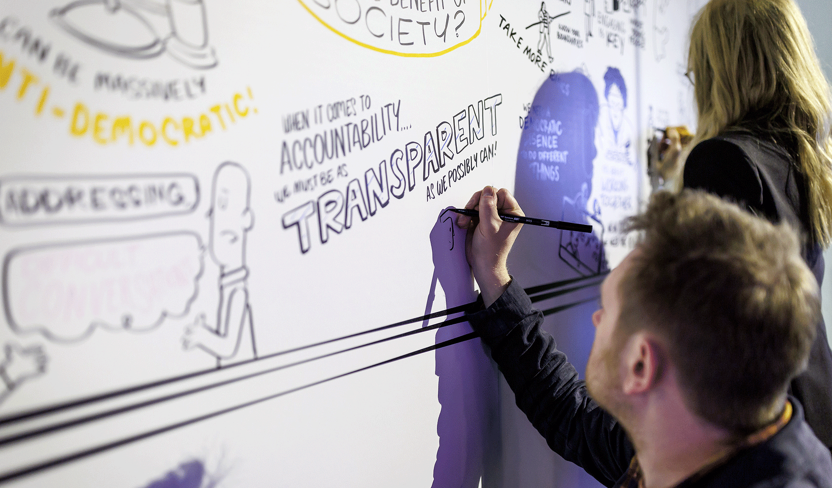 Smartup Visuals Live Scribers