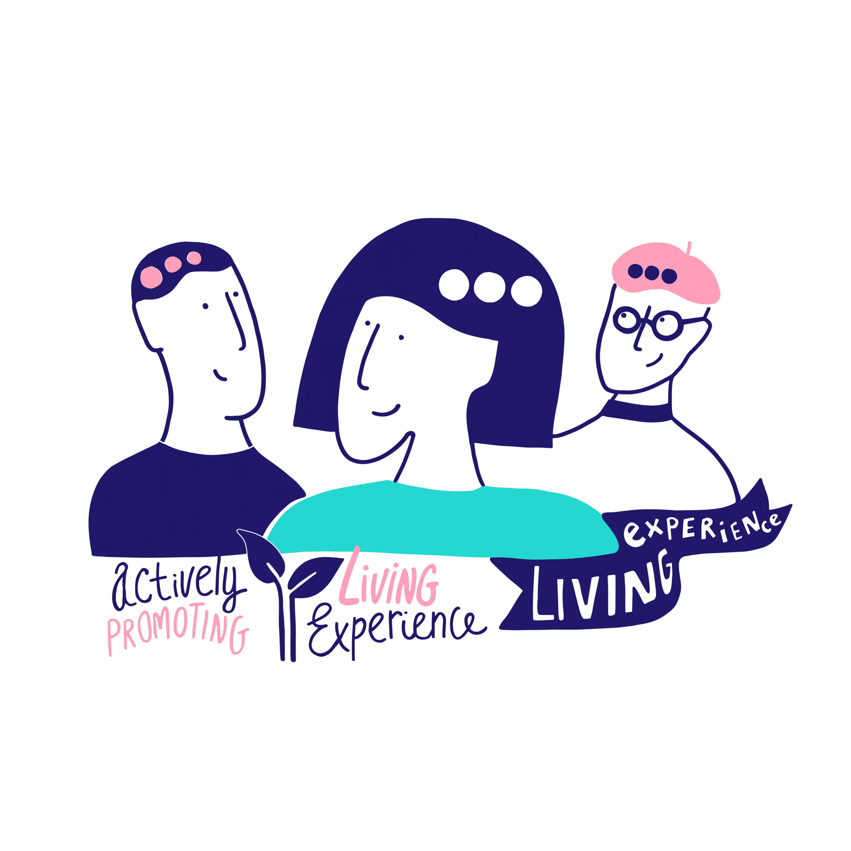 live scribing illustration diverse perspectives lived experience inclusion conference visual
