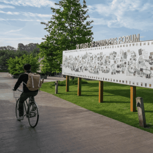 Live Scribing FFF mural banner Soho Farm